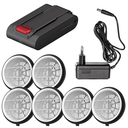 UNINELL HOME UV2 Cordless Vacuum Cleaner, Accessory Kit(HEPA filter*6 + battery pack*1 + adapter*1)